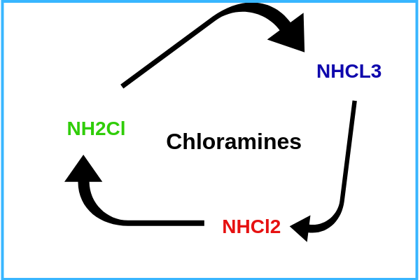 flow diagram of chloramines image