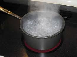 Boiling water to remove chlorine